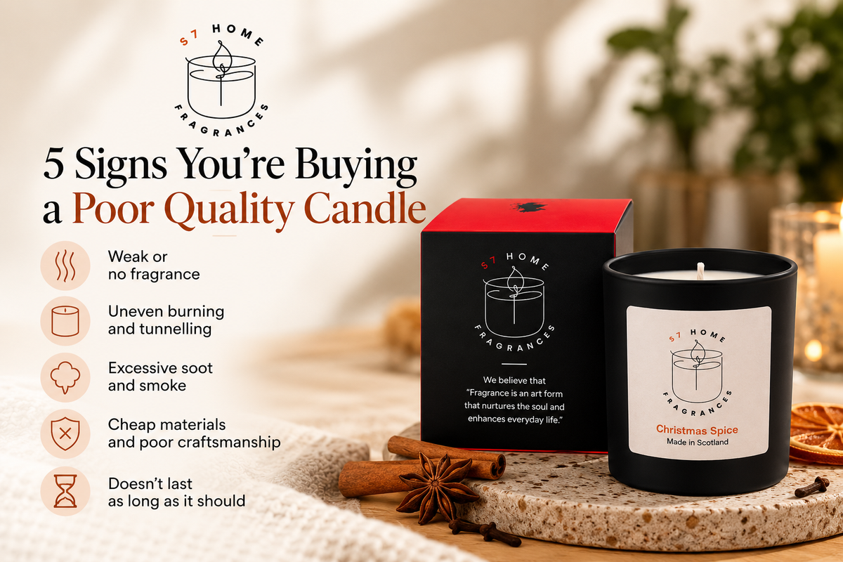 S7 Home Fragrances 5 signs you've buying a poor quality candle 