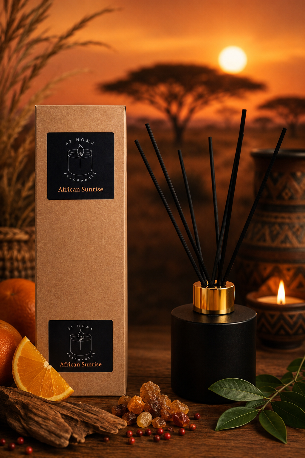 African Sunrise Reed Diffuser