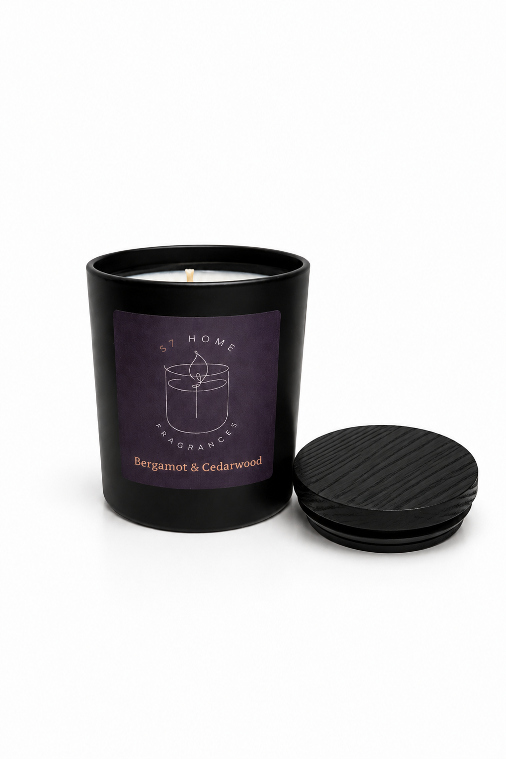 Bergamot & Cedarwood Scented Candle