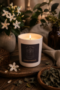 Jasmine & Patchouli Scented Candle