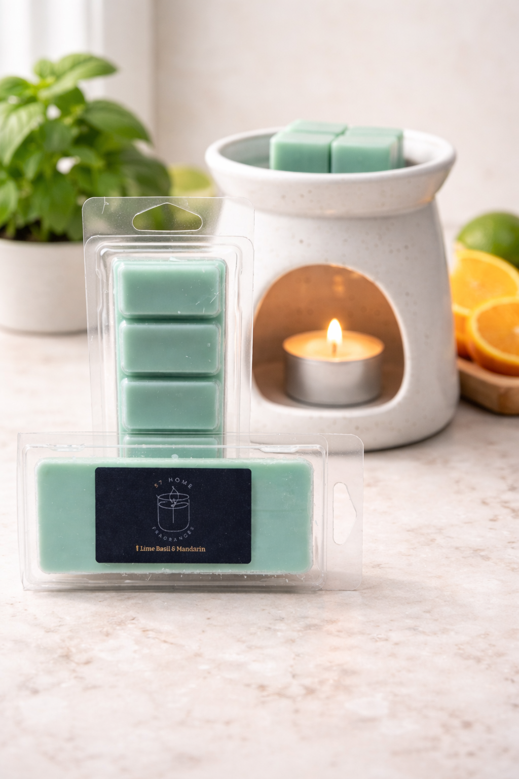Lime Basil & Mandarin Wax Melt