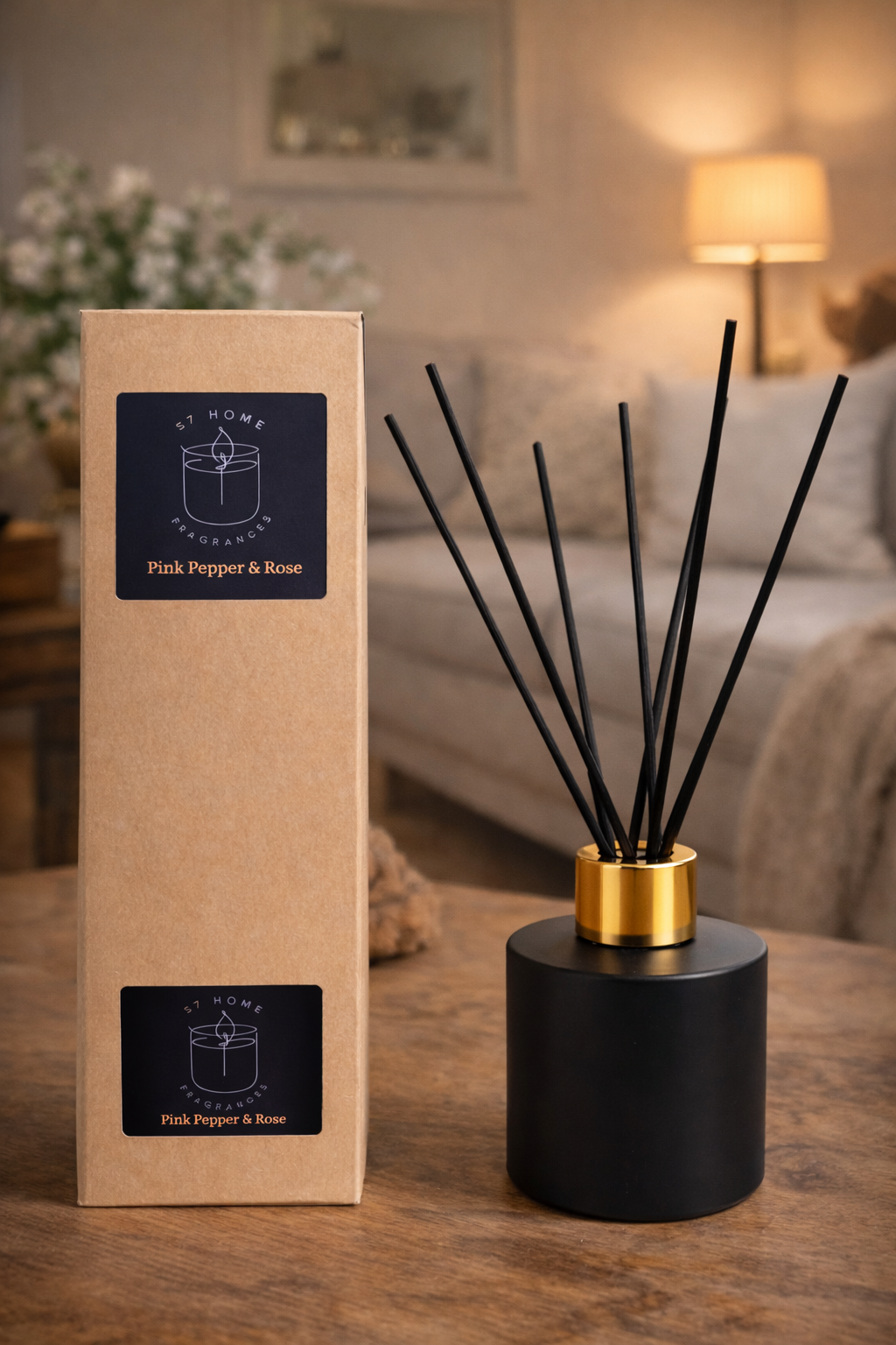 Pink Pepper & Rose Reed Diffuser