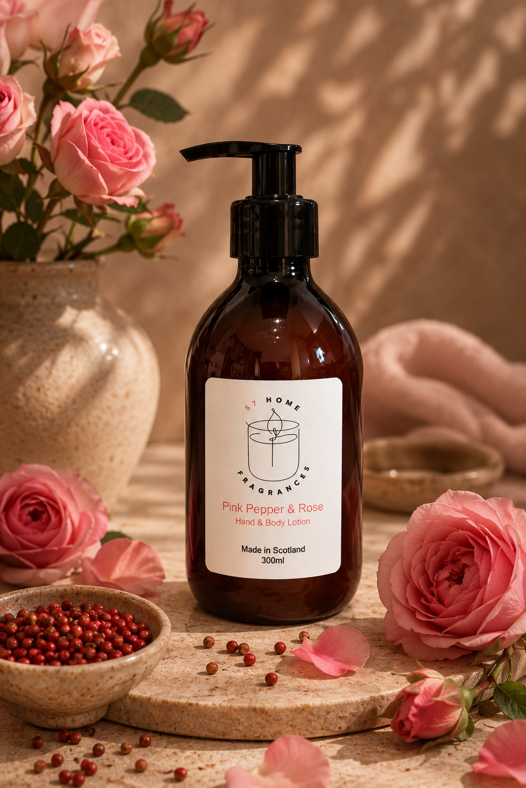 Pink Pepper & Rose Hand & Body Lotion