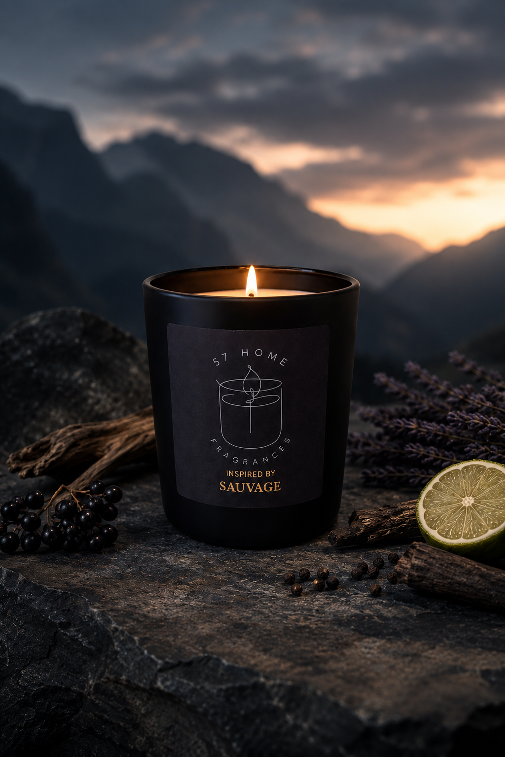 Inspired by Sauvage Scented Candle