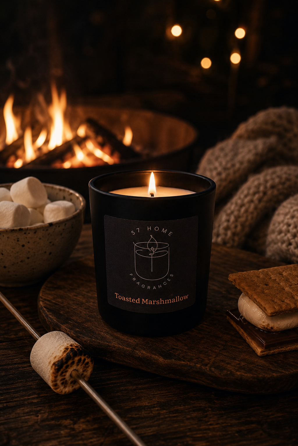 Toasted Marshmallow Scented Candle